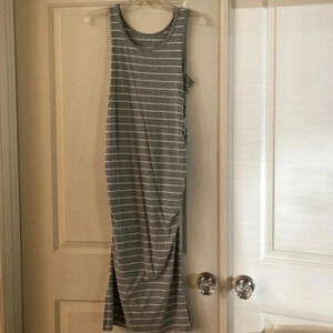 Maternity sleeveless midi, Sz medium